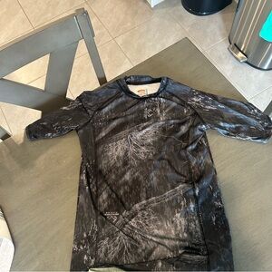 Boys real tree fishing shirt